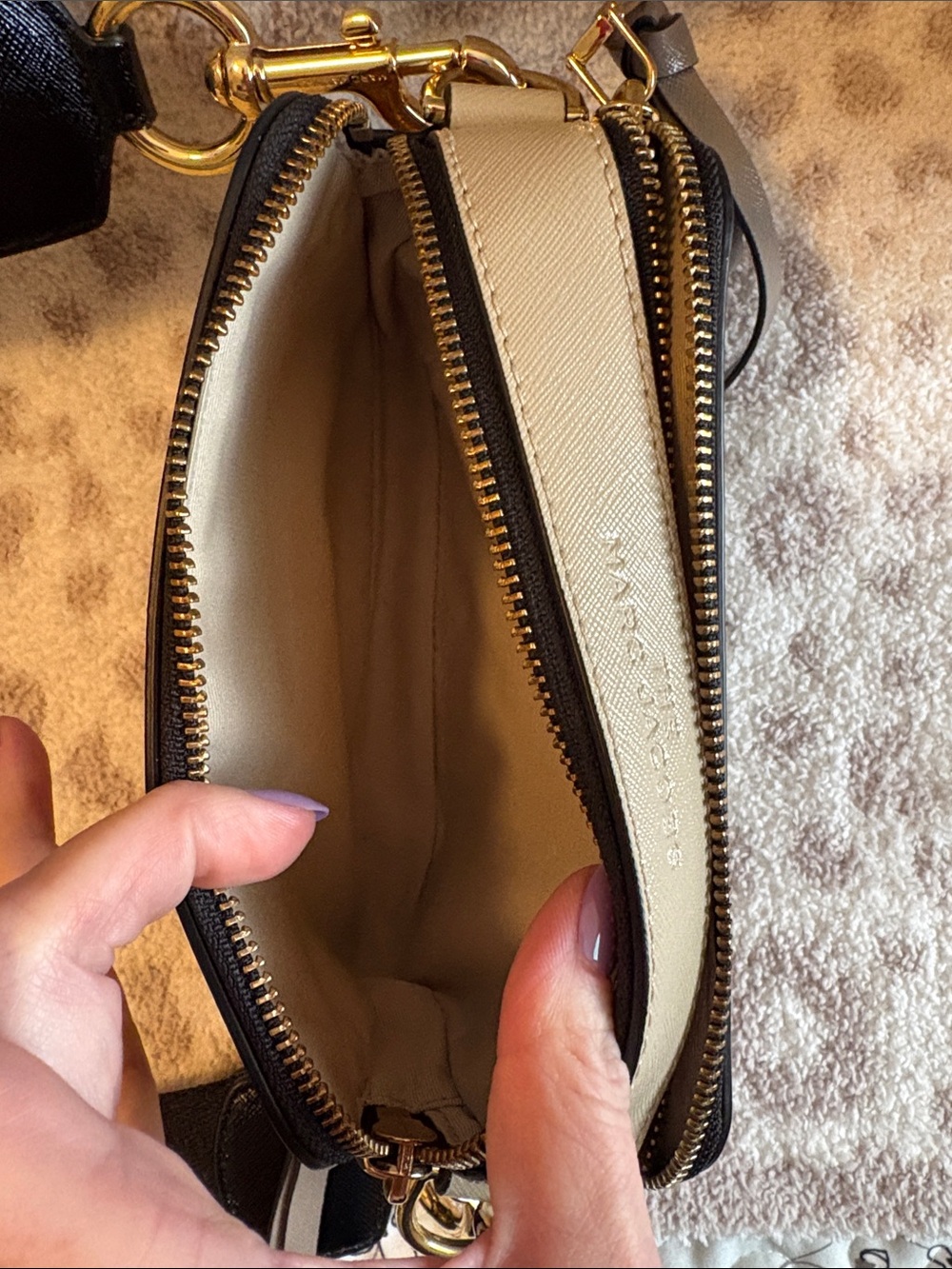 Marc Jacobs Snapshot Camera Bag - French Grey/Multi w/gold hardware & dust bag. - Picture 6 of 10